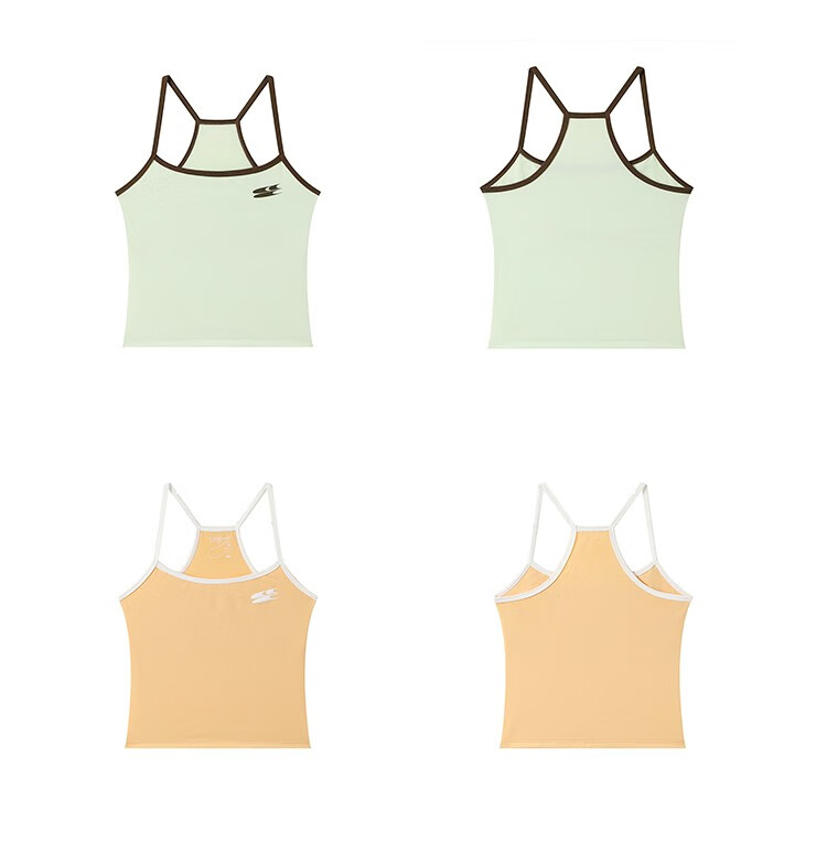 Crying Center CryingCenter 37.5™ Technology Sports Colorblock Waist-Cinching Tank Top Light Orange L 27