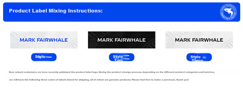 Mark Fairwhale Men's Non-Deforming Sweatshirt Autumn Winter 2025 New Heavyweight Crewneck Unisex Fleece Jacket Light Beige 2XL 11