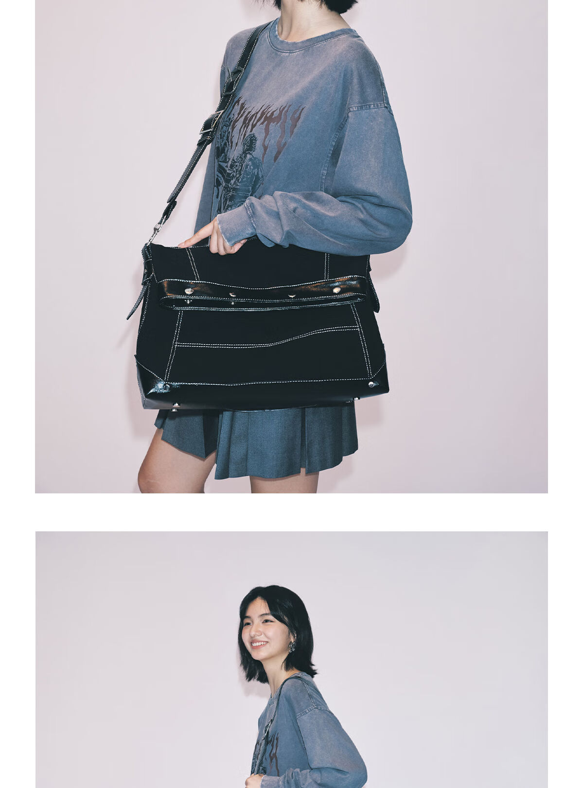 Black Myth Dual-Use Shoulder Crossbody Bag Wukong Style Commuter Lightweight Casual Backpack 7