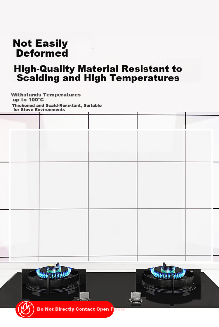 JD Original Self-Adhesive Kitchen Oil-Proof Sticker, Range Hood Stove Wall Protection Film, 0.6*5 Meters 5