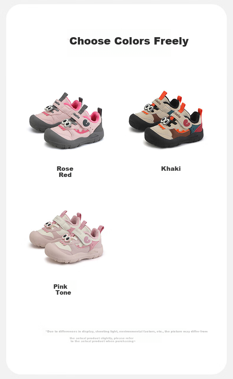 Minibala [3D Eyes] New Spring And Autumn Baby Walking Shoes, Mesh Casual Sneakers for Young Children, Sports Shoes for Boys And Girls 18