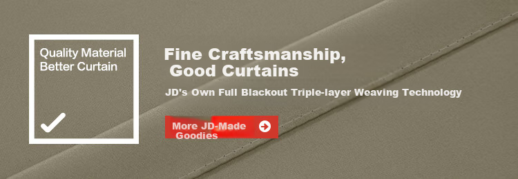JD Original High-Precision Gray Curtains, Blackout Curtains for Bedroom And Living Room, Sunshade Curtains with Hooks, Width 1.5m * Height 2m 1