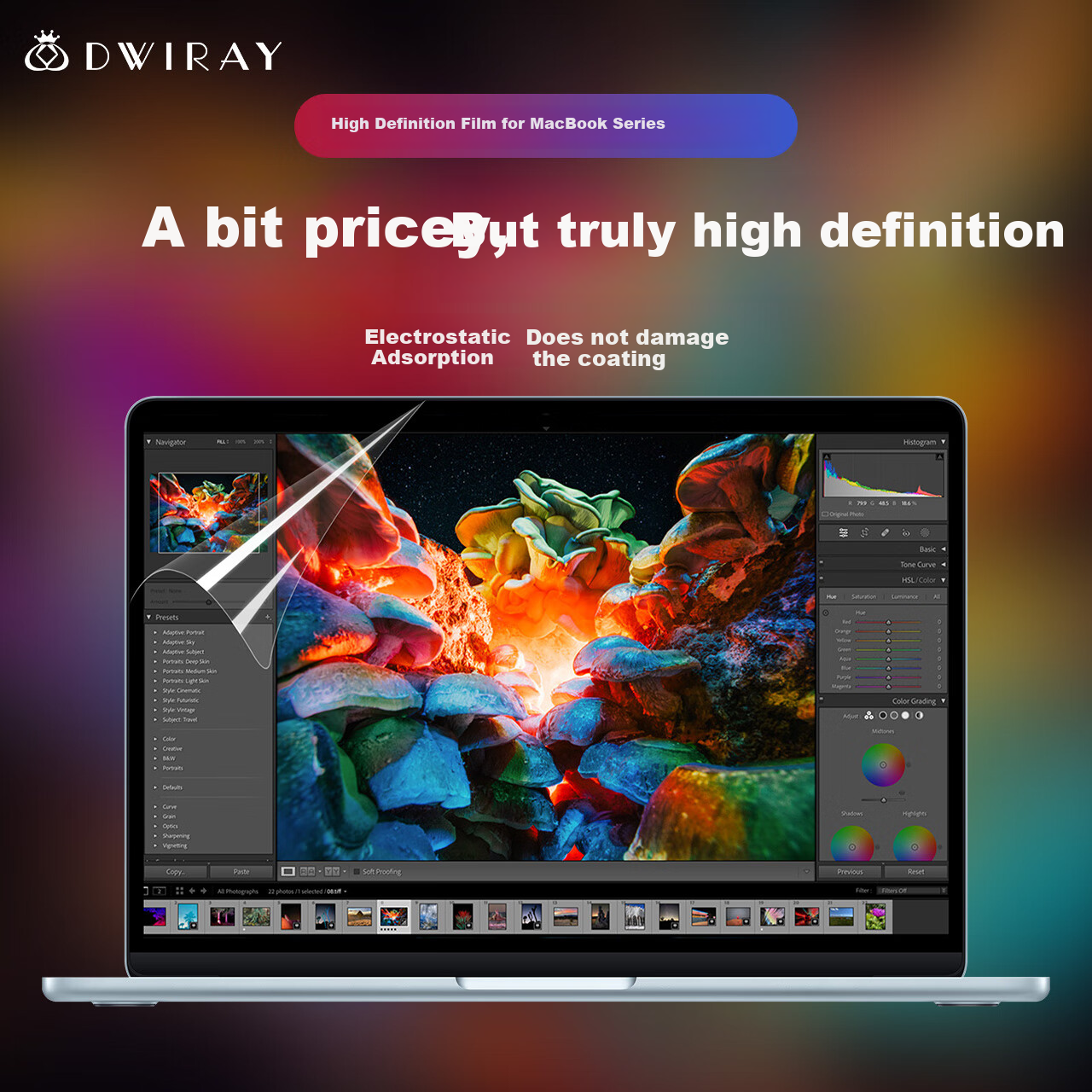 Защитная пленка для экрана JD DiYiGongFang для Apple MacBook Air 15 дюймов M4/M3/M2, 2025/2024, HD, антицарапин, 2 шт.