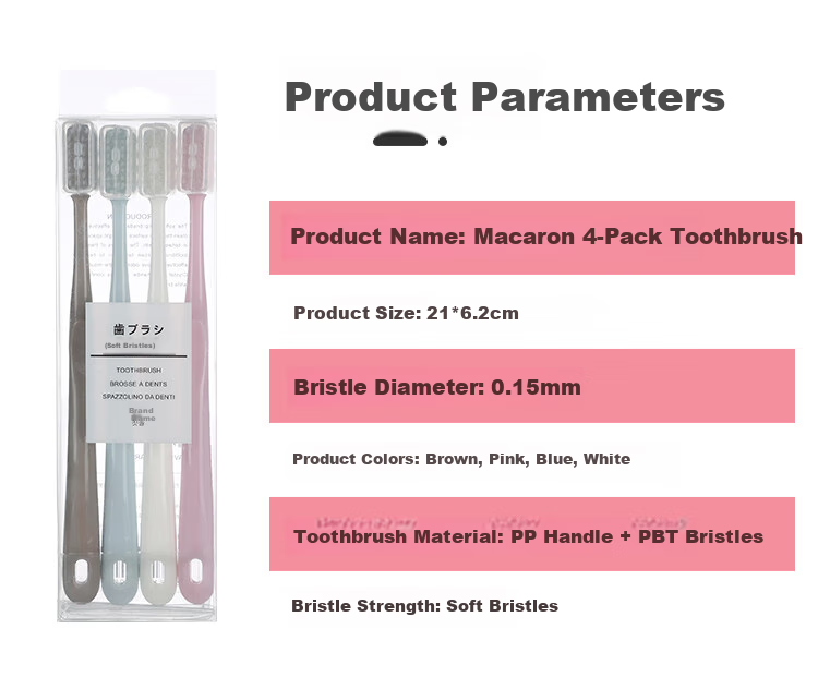 Jian Toothbrush with Soft Bristles And Protective Case, Unisex Portable Family Travel Essential Set, 12-Pack 2