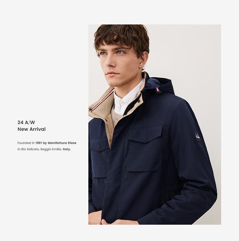 NaviKeel Italian Small Sailboat Autumn Winter Men's Hooded Cotton Padded Windproof Warm Jacket 1331013509 2