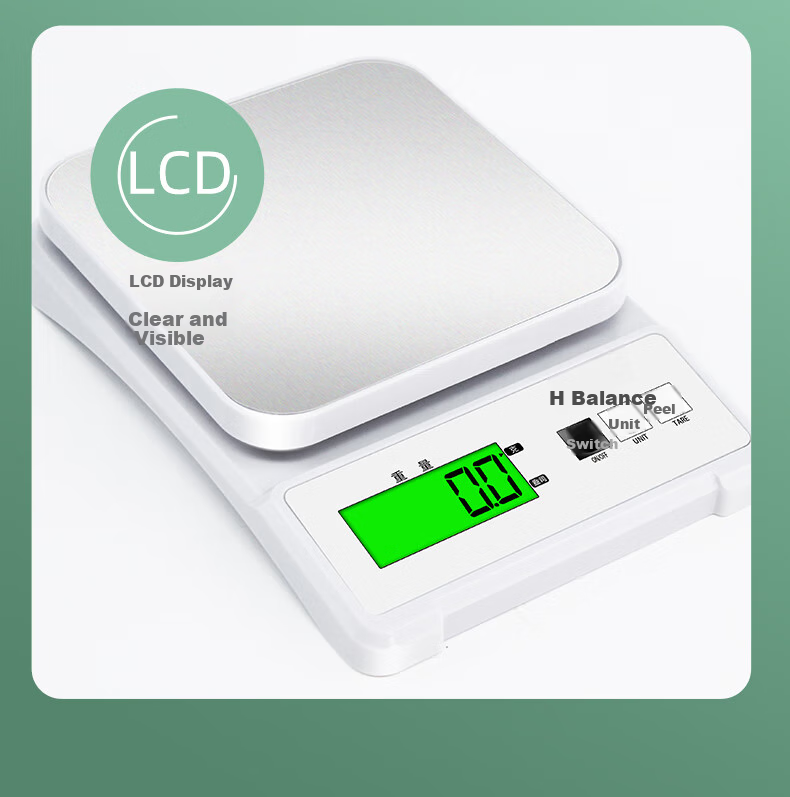 Yingheng Home Electronic Scale Kitchen Scale Precise Baking Scale Food Small Tea Electronic Scale Weighing Ingredient Small Scale 12