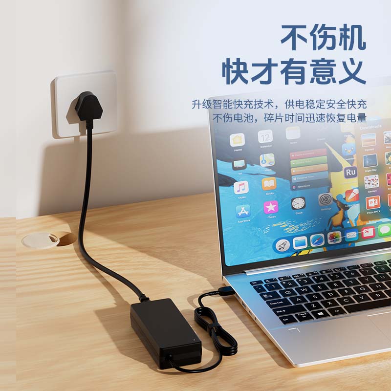 ANFEI GaN Charger, 20V8.5A, Compatible with Lenovo Legion Y7000 R7000P T440P Y920 W540 W54 Laptops, Power Adapter, 170W Square Port