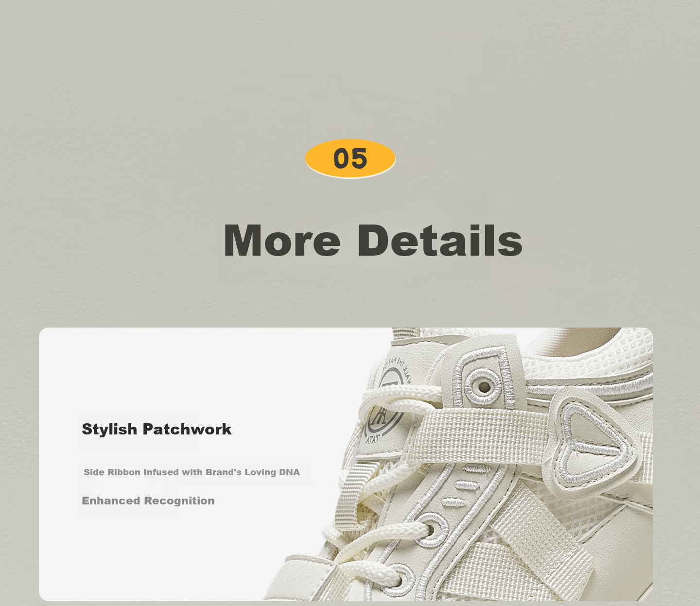 TATA Dad Shoes, Breathable Mesh Sports Shoes, Versatile Casual Height-Increasing Shoes, Beige, Size 36 12