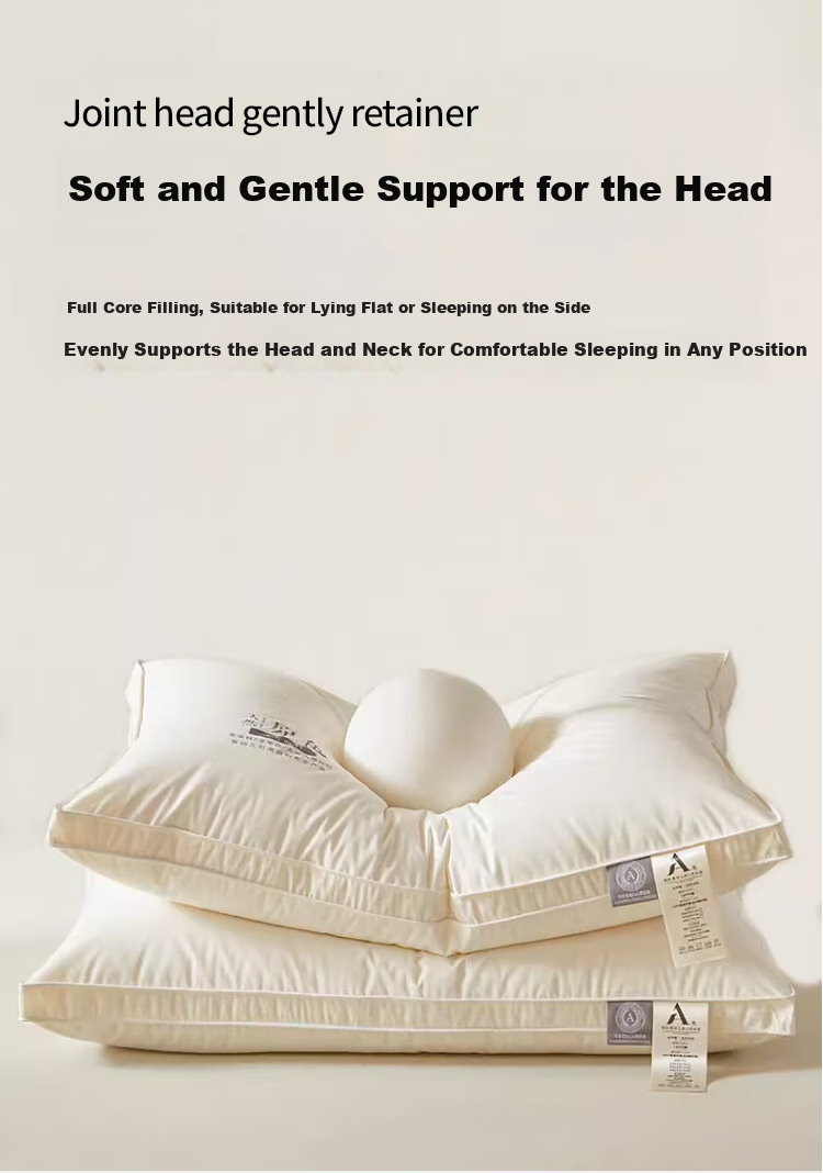 Wuyingongfang Mu Yin Liangpin Textile Subsidiary Class A Soybean Pillow Core Neck Protection Home Hotel Pillow for Sleeping, Medium Pillow 2