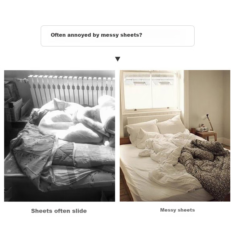 Chaoji Jia Pin Bed Sheet Fixer, Anti-Slip, Traceless, Needle-Free, Invisible Safety Clip for Bedding 5