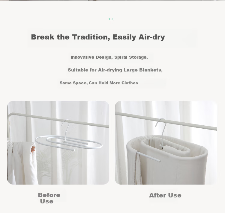 Ourunzhe Foldable Sock Hanger, Windproof Clothes Drying Rack, Multifunctional Drying Stand, Baby Sock And Clothing Hanger, Towel Rack, 32 Clips 4