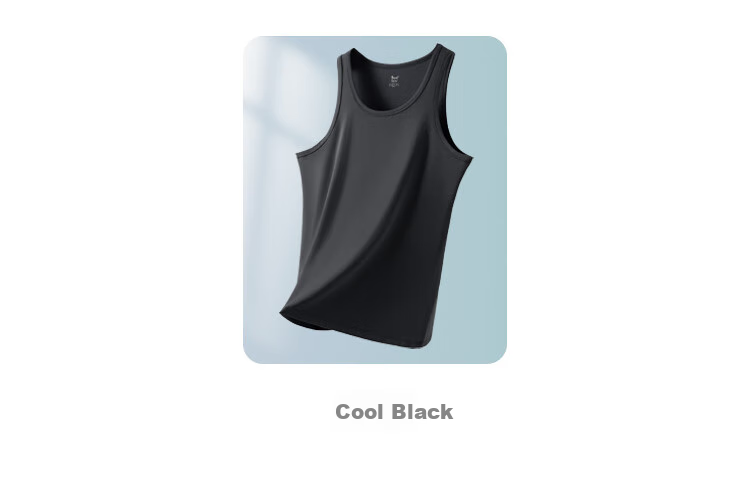 MiiOW Sleeveless Tank Top for Men, Modal Sports Quick-Dry Comfortable Summer Seamless Underwear for Me 17