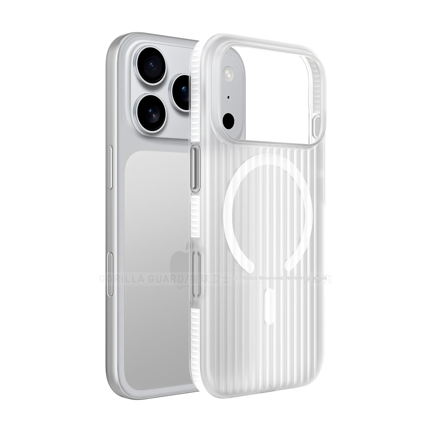 Чехол для телефона Xingqiuweishi Premium Anti-Fingerprint, для Apple iPhone 17 Pro, ультратонкий, защитный, матовый, белый