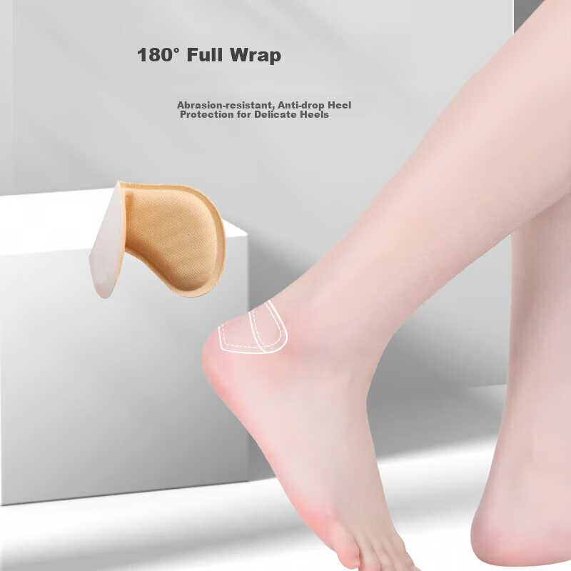 FOOTOPPO Leather Shoe Heel Grips for Men, Anti-Friction Heel Stickers, Shoe Size Adjustment Tool for Women, Heel Grips And Shoe Stickers
