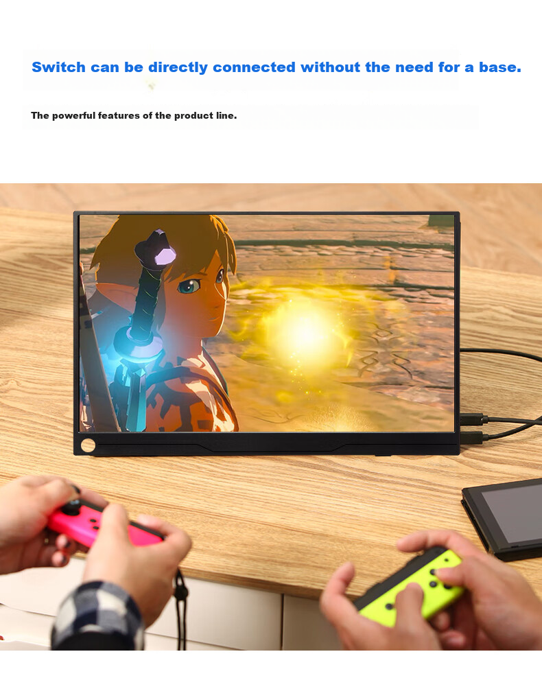 Eimio 2.5K Foldable Dual-Screen Monitor, Portable Display 16:10 Extended Triple-Screen Laptop Secondary Computer Expansion Screen 16-Inch Office Trading Large Screen E10K 8