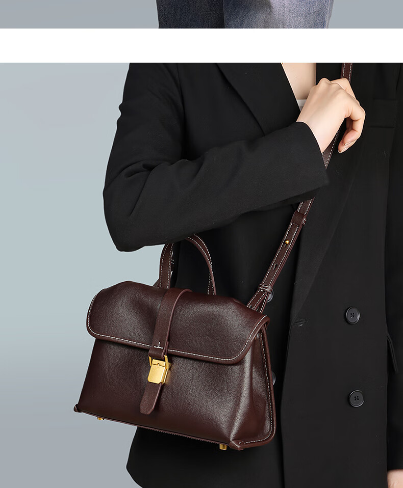 Aiqinghai Handbag, Women's Crossbody Bag, Shoulder Bag, Commuter Light Luxury Brand, Birthday And Mother's Day Gift, Practical Present for Mom 2