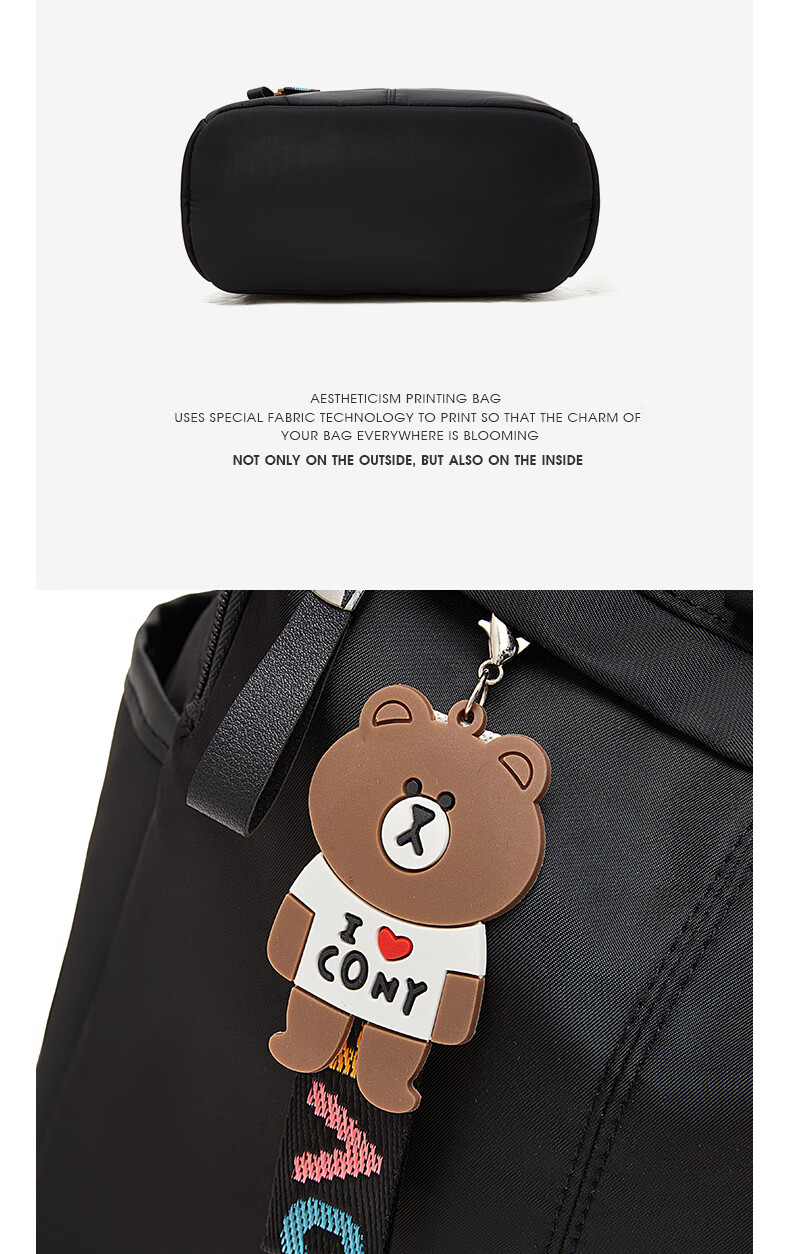 Lao Ren Tou Women's Large Capacity Backpack Shoulder Bag School Bag Sports Travel Bag Luxury Gift for Girlfriend 16