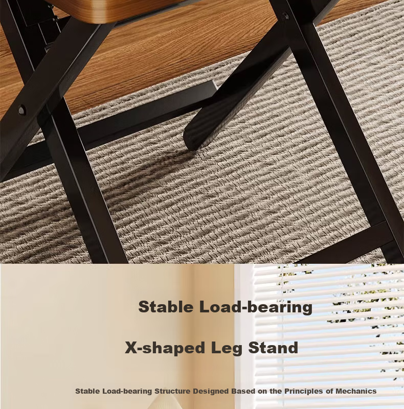 Mushuangfu Folding Table, Dining Table for Small Apartments, Living Room Eating Table, Outdoor Stall Table, Portable Small Square Table for Rental Apartments 2