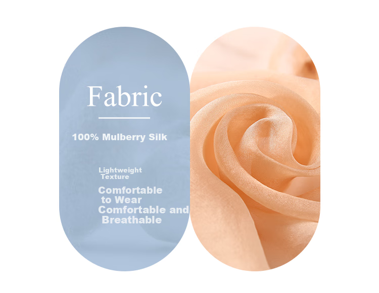Shanghai Gushi Sun Protection Face Mask for Women, Silk Mulberry Silk Face Covering, Sun-Blocking Neck Guard with Velcro, Tulle Mother's Day Birthday Gift 2
