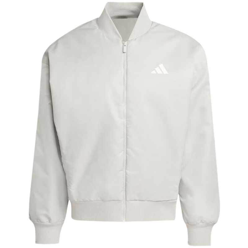 Adidas Men's Sports Style Series M STADIUM BMB Short Cotton Jacket JX5634 Metallic Gray M