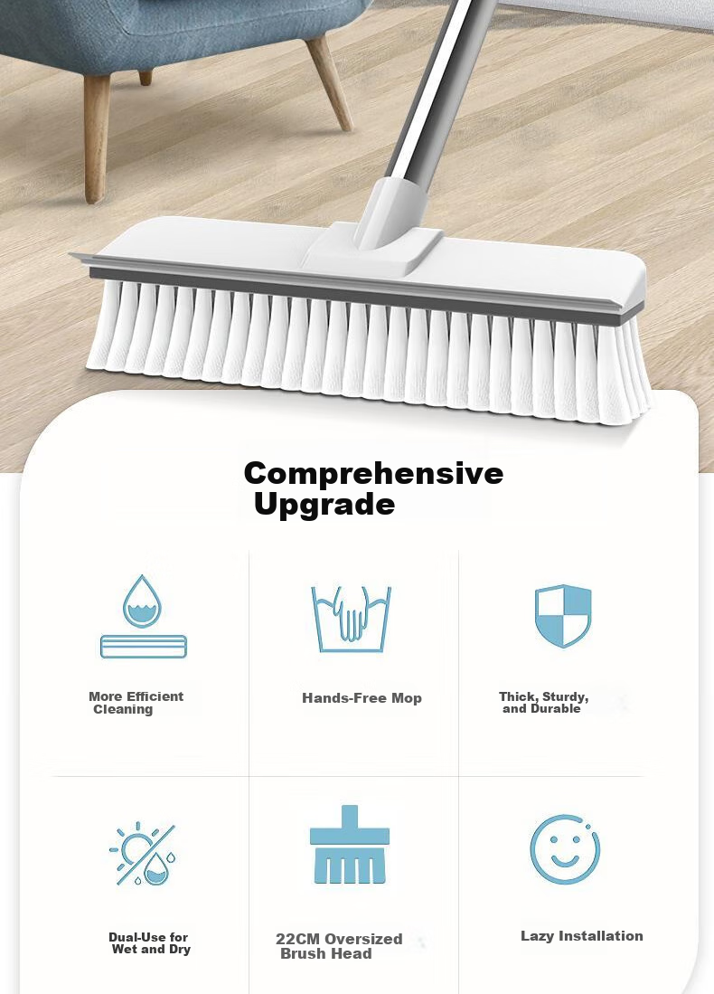 Aoyida Disposable Toilet Brush Set, Bathroom Cleaning Tool for Toilets, Replacement Heads Included, 40 Pieces 2