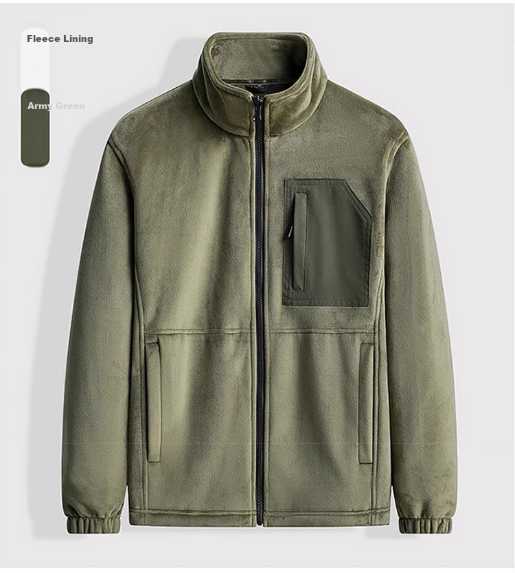 JEEP SPIRIT Men's Three-In Jacket, Autumn And Winter Casual Loose-Fitting Hooded Workwear Coat for Me 12