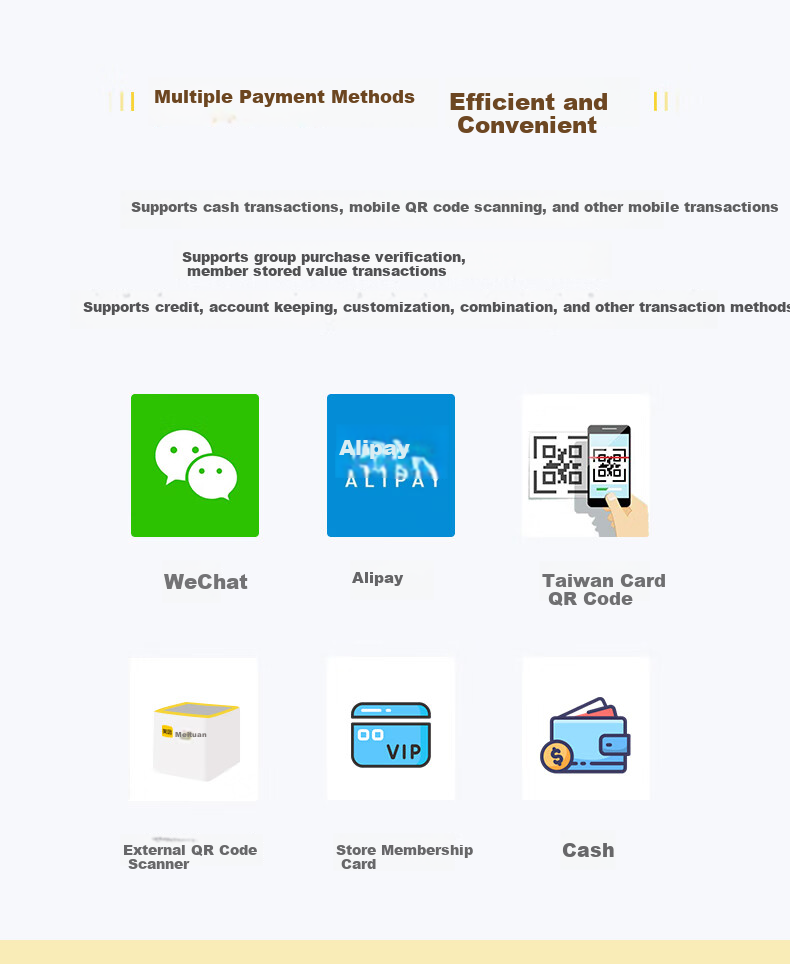 Meituan Single-Screen Cash Register All-In Machine Payment Terminal for Restaurants, Takeout Integration, QR Code Ordering, Payment System (Main Unit + 58mm Printer) Single-Screen Package One 4