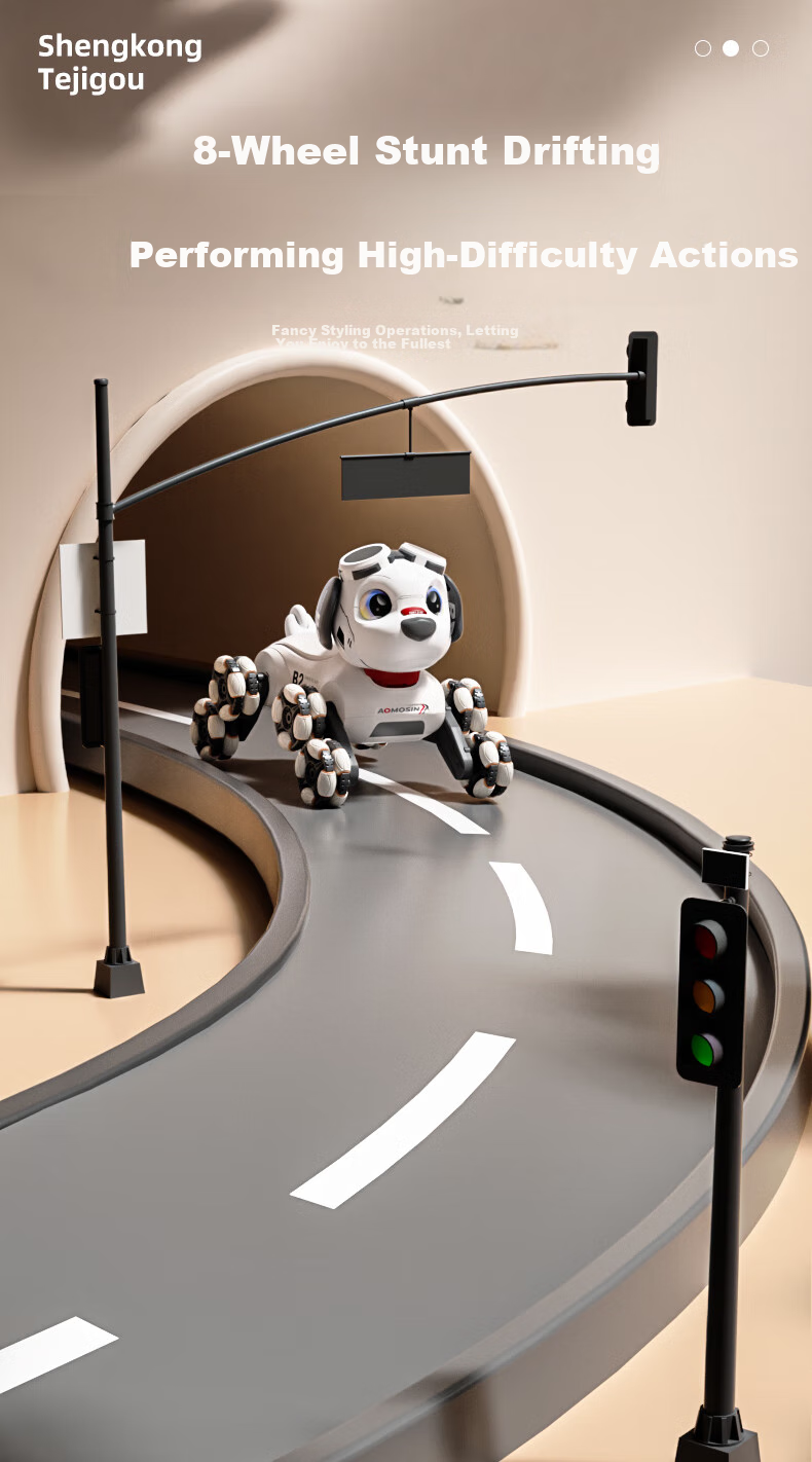 Aomengxing Children's Remote Control Robot Dog, AI Intelligent Toy, Boys' Remote Control Car, Transforming Robot, Birthday Gift 7
