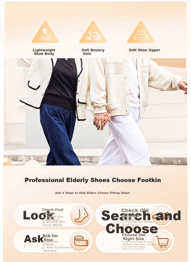 Zulijian Elderly Women's Shoes, Summer 2026, Breathable Low-Cut Flats, Mom Shoes, Ladies Casual Leather Shoes, 8692K Beige, Size 41 2