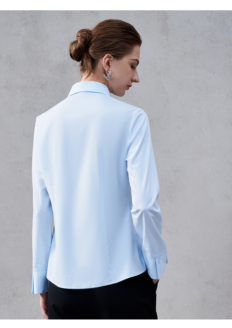G2000 Modal Stretch Women's Long Sleeve Business Shirt, Comfortable for All Seasons, Mall Edition 10
