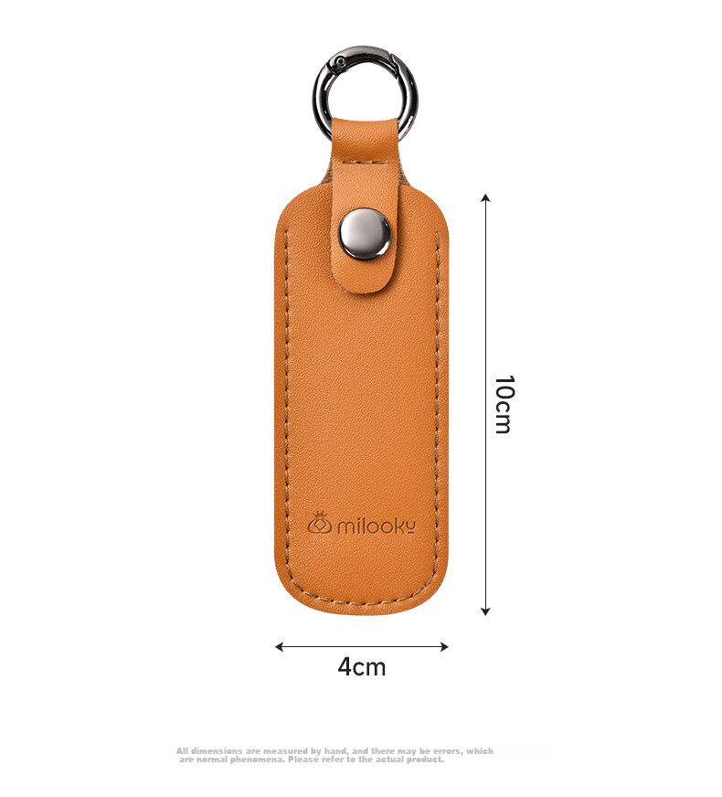 DiYiGongFang Genuine Leather USB Flash Drive Storage Case Anti-Loss Cover Compatible with SanDisk, Kingston, Aigo, Hikvision USB Drives U-Shaped Leather Business Anti-Loss Keychain Pendant Protective Case 11