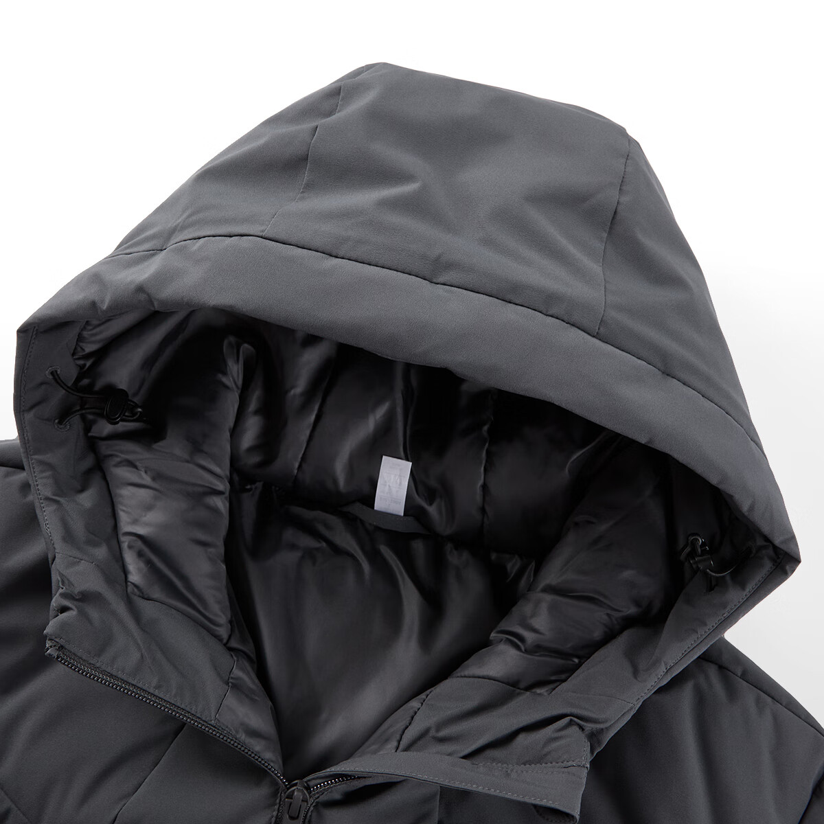 Adidas Men's Long Hooded Down Jacket Warm Fashionable Comfortable Outerwear Black M 3