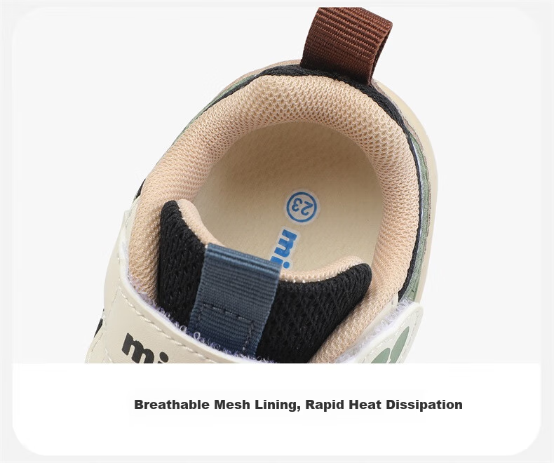 Minibala [3D Eyes] New Spring And Autumn Baby Walking Shoes, Mesh Casual Sneakers for Young Children, Sports Shoes for Boys And Girls 5