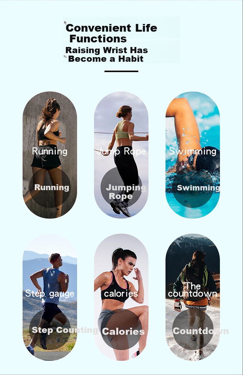 GEORGCOUNT Smartwatch for Men And Women, Middle School And High School Students, Electronic Watch for Teenagers, Outdoor Sports Pedometer Multifunctional Men's Watch 7