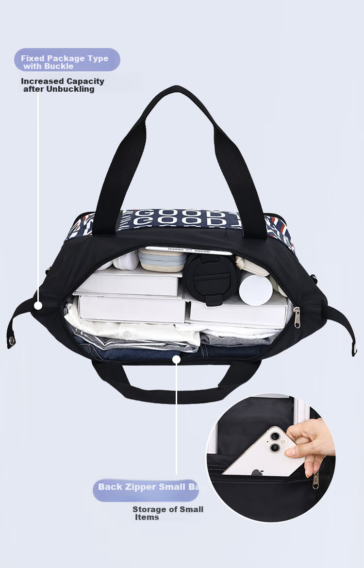 Lehuolvxing Large Capacity Travel Bag for Women, Maternity Luggage Bag, Handheld High-End Foldable Storage Carry-On for Short Trips And Tourism 7