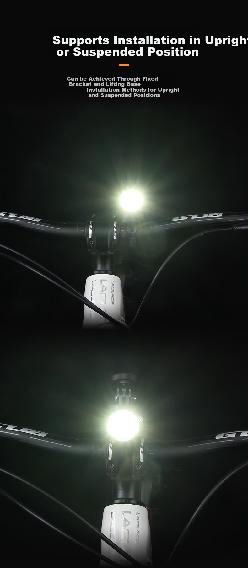 GUB Bicycle Night Riding Light, High Brightness, for Road And Mountain Bikes, Front Light, Waterproof Illumination, 800 Lumens 3