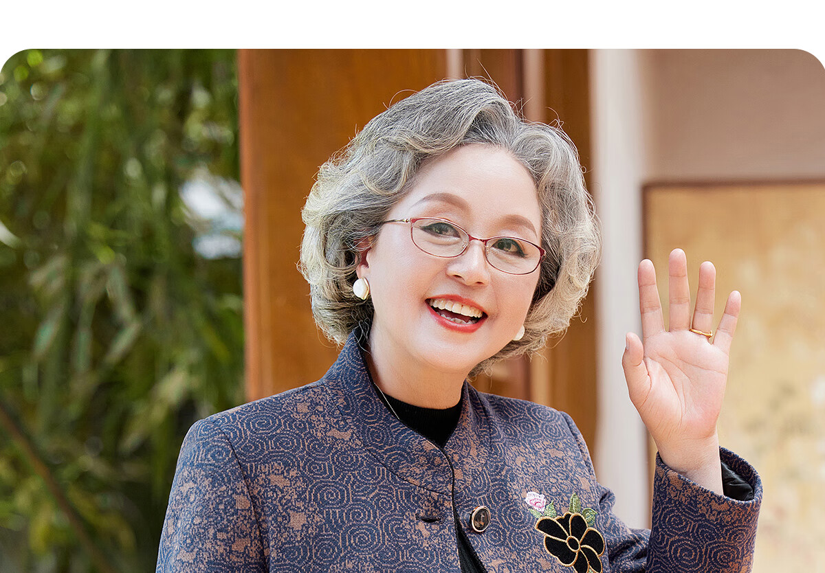 YUZHAOLIN Middle-aged and Elderly Women's Spring and Autumn Woolen Coat Grandma Style Mom Jacket Elderly Clothing Y53D022 8