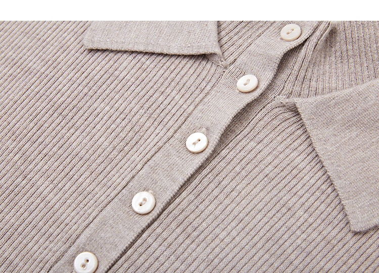 Demana【With Fluffy Wool】Autumn Elegant Double-Layer Collar Slim Knit Sweater for Petite Women 3