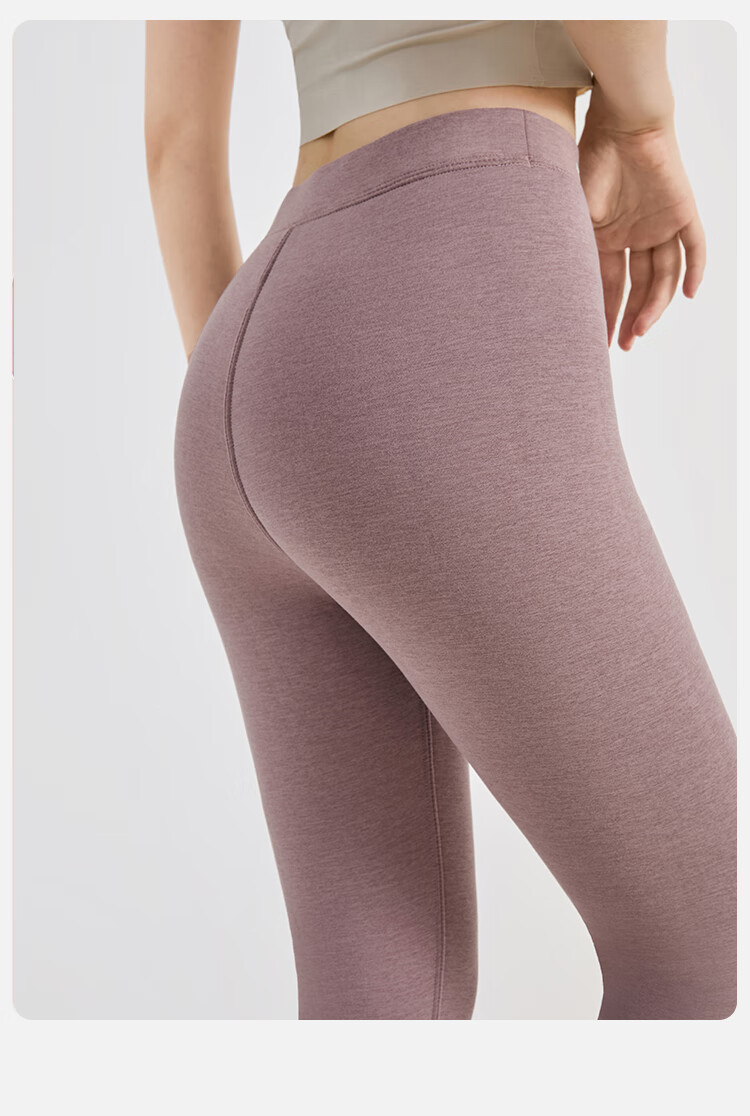 LangSha Women's Wool Thermal Pants Cotton Pants 2025 Autumn Winter New High Waist Fleece Lined Thickened Northeast Special Base Layer Pants 2