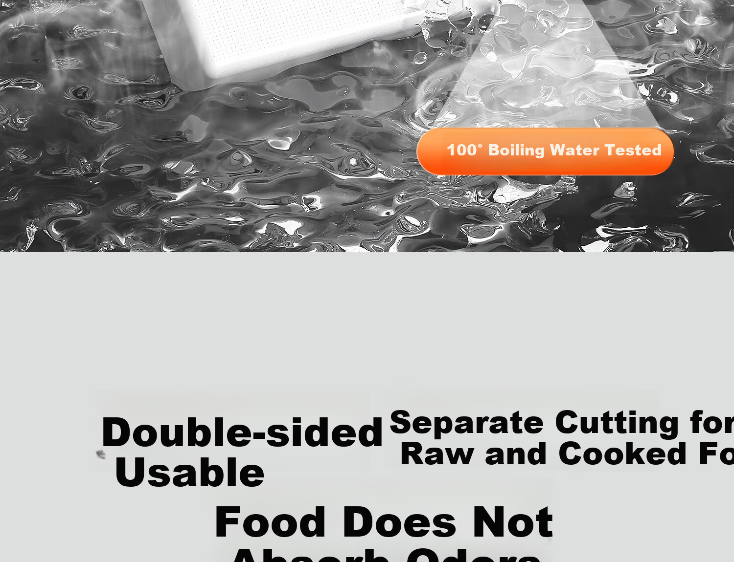 Momi Premium PE Plastic Cutting Board Round Anti-Mold Thickened Chopping Board for Meat and Cooked Food Household Use 28