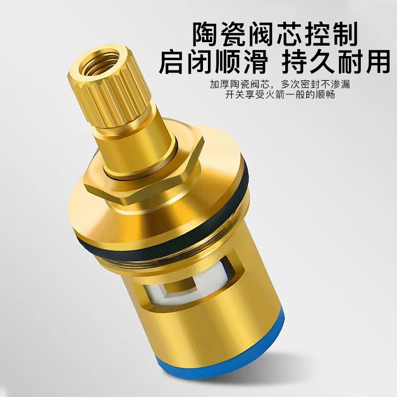 KEGOO Angle Valve One In Two Out Three-Way Dual-Open Water Distributor Bathroom Washing Machine Faucet Quick-Open 1/2 Inch K6005