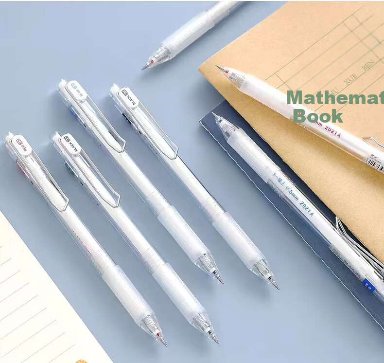 Dongmi Gel Pen, Signature Pen, Water-Based Ink, 0.5mm ST Tip, Retractable, Quick-Drying, for Exam Practice, Students, Office Use, Elementary to High School Exams, Postgraduate Entrance Exam Preparation, Essential Blue Color, 3 Pens DM911A 12