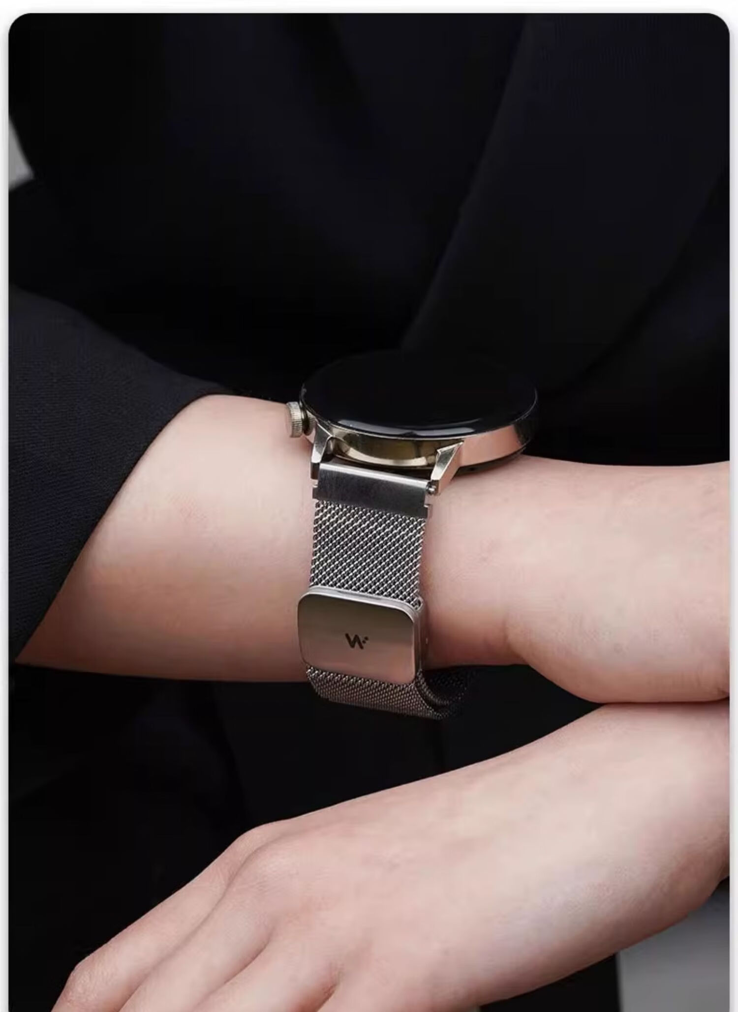 Watchbond Compatible with Huawei Watch GT7 Strap, Suitable for Watch6pro/GT6/5/4/3/Watch5/GT6Pro, Milanese Magnetic Metal Sports Style 46mm Strap 25