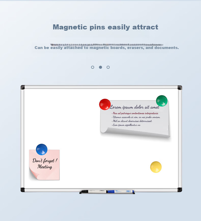 Youbili Office And Teaching Writing Board, Conference Whiteboard, Hanging Magnetic Whiteboard, 45*60cm - Strong Magnetic Whiteboard, 8011 4