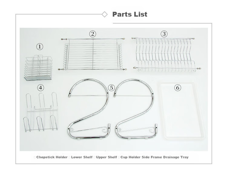 Ourunzhe Bowl And Plate Rack, S-Shaped Double-Layer Kitchen Dish Storage Rack, Draining Bowl Holder, Chopstick Stand, Dish And Plate Organizer 17