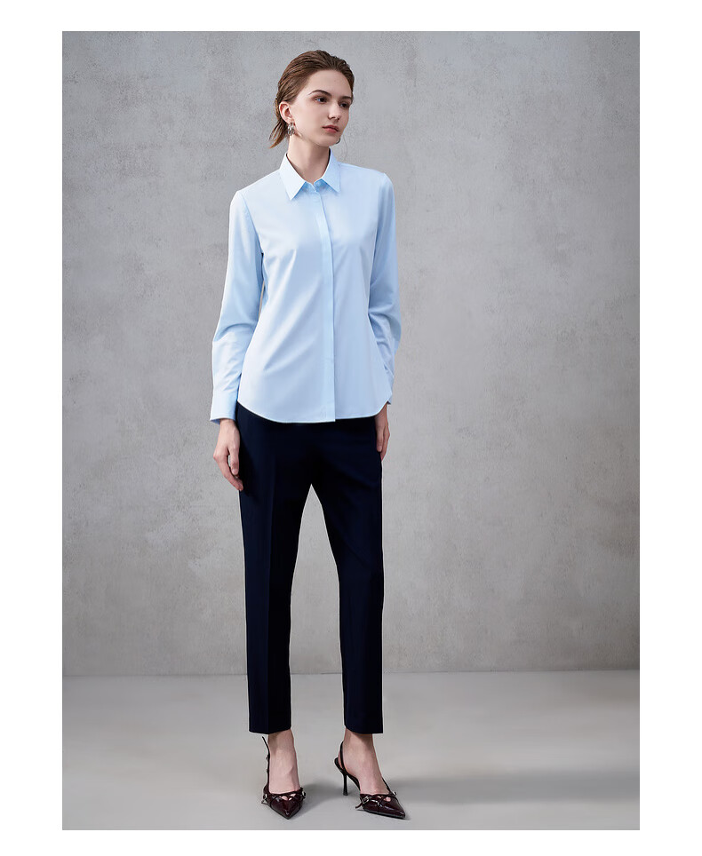 G2000 Women's Long Sleeve Shirt with Bowknot/Modal Stretch, Same Style as Department Store, Suitable for All Seasons 11