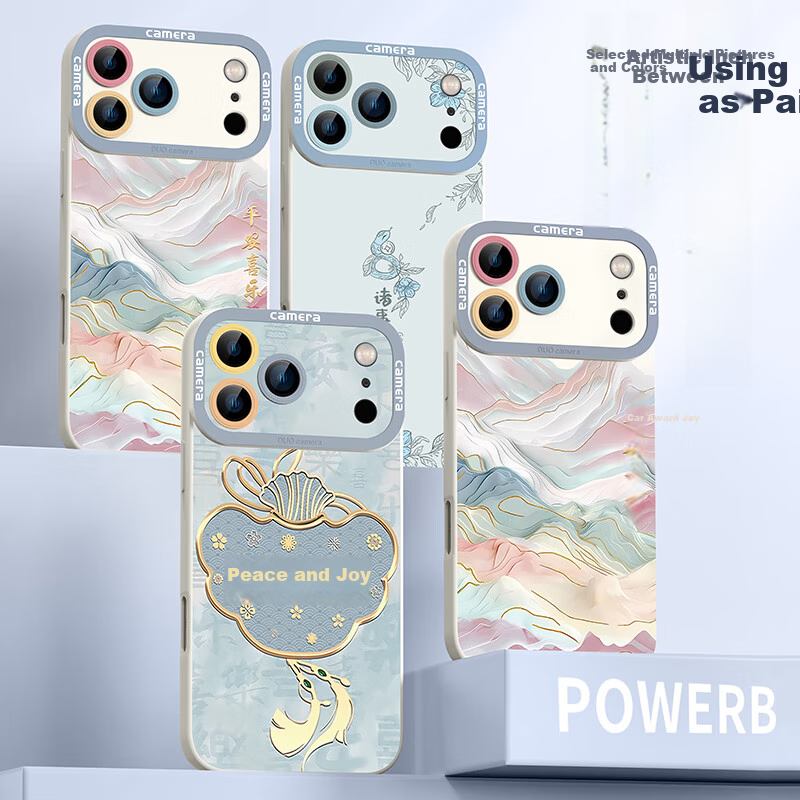 Чехол для iPhone 17 Pro Max XP, защита всего объектива, силиконовый чехол XP для Apple iPhone 17 Pro Max для мужчин и женщин, премиальный противоударный с ремешком, защитный внешний корпус - Antique White Smooth Sailing