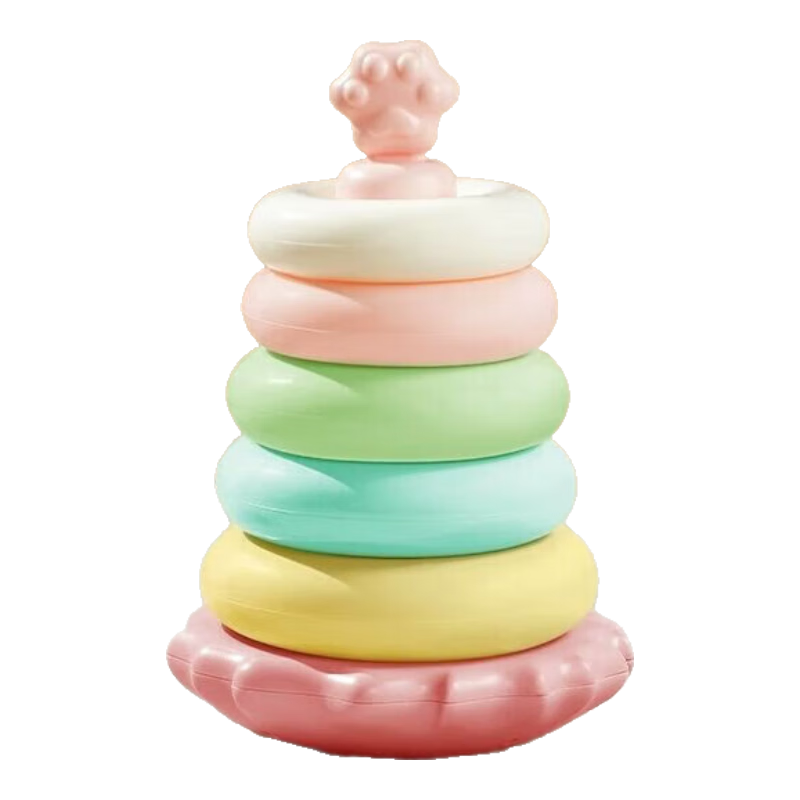 Scoornest Children's Educational Stacking Ring Set for Babies 6 Months And Above, Early Learning Toys for Toddlers 1 to 2 Years Old, 9 Months to One Year Old Babies