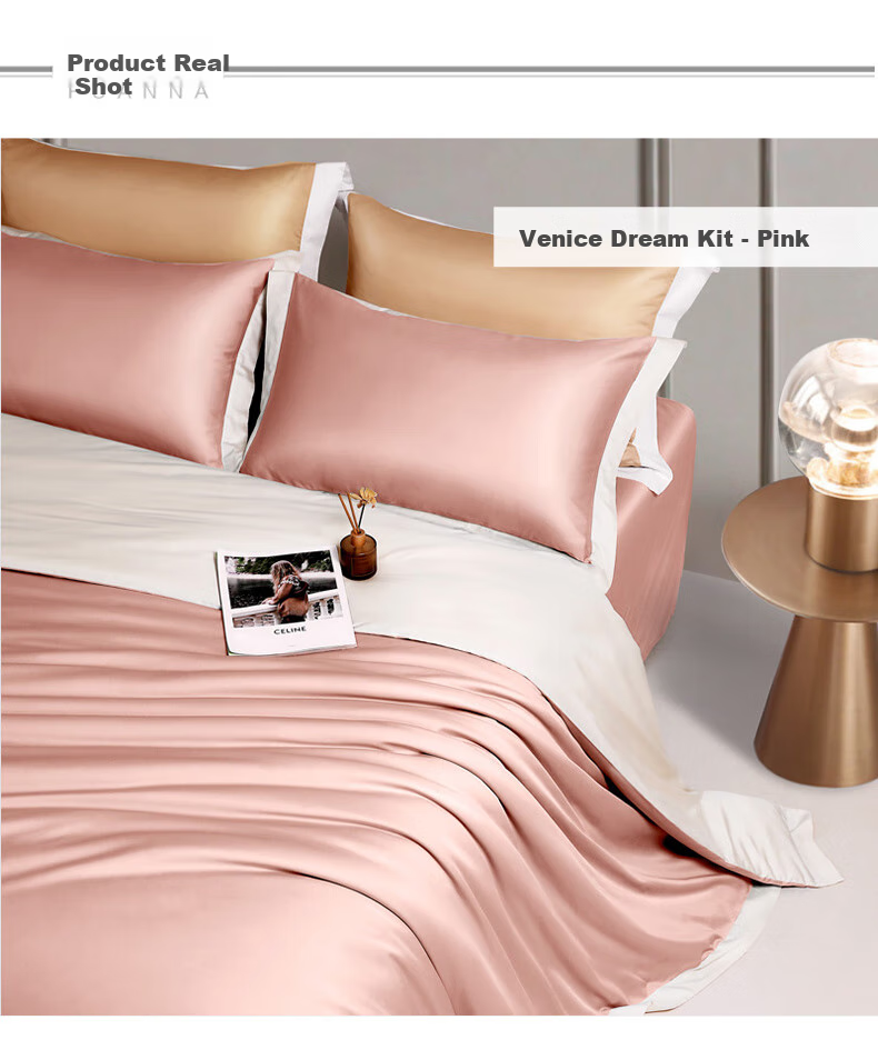 Fuanna Home Textiles 100-Thread Count Long-Staple Cotton Four-Piece Set Hotel Luxury High-Count High-Density Pure Cotton Bedding Sheet Quilt Cover 1.5m 5