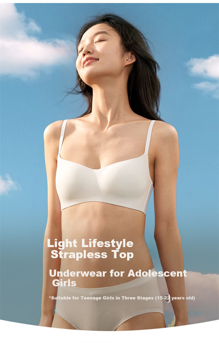 Maniform Three-Stage Teenage Girl Bra, High School And College Student Underwear, Anti-Exposure Brassiere 2